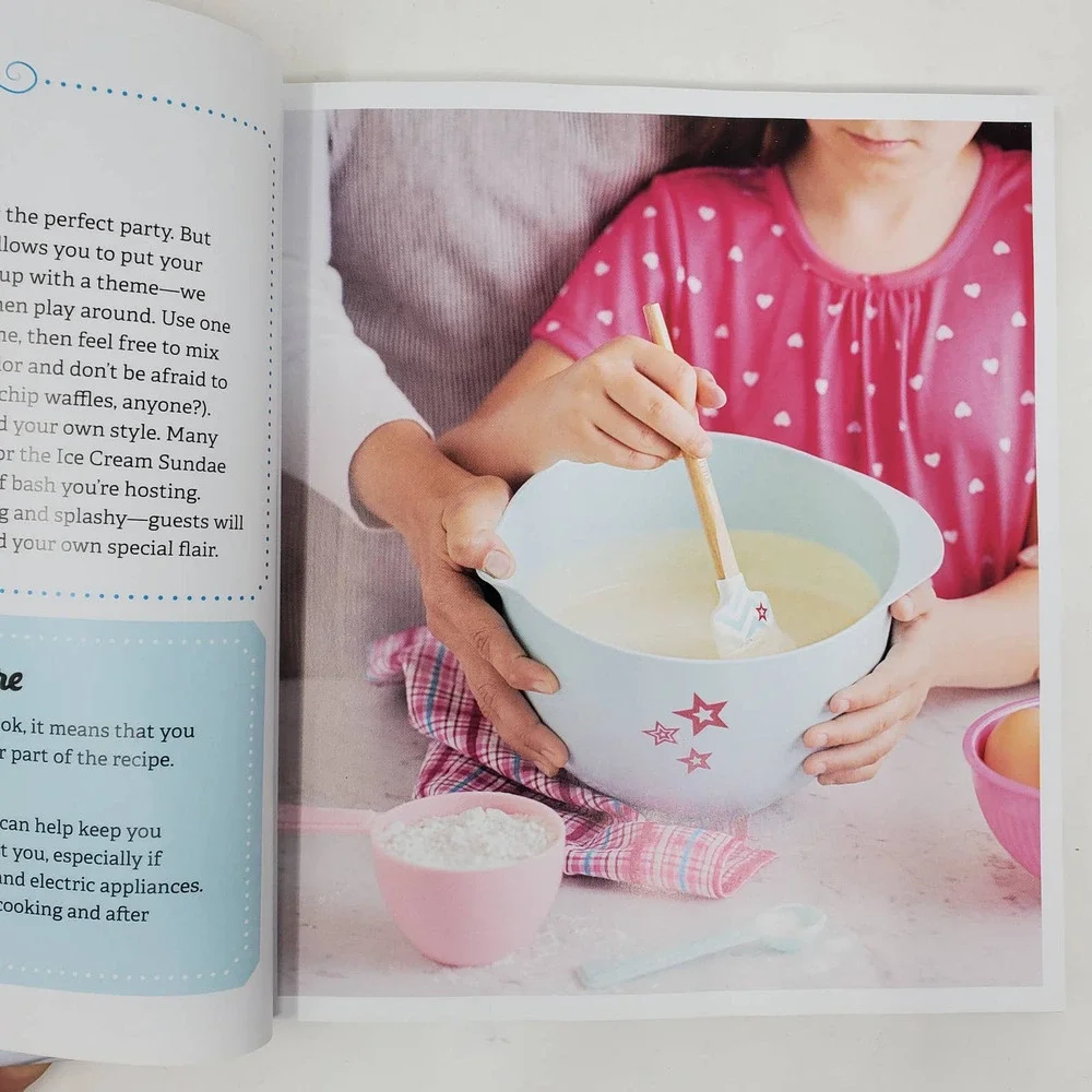 American Girls Parties Delicious Recipes Hardcover William Sonoma Book